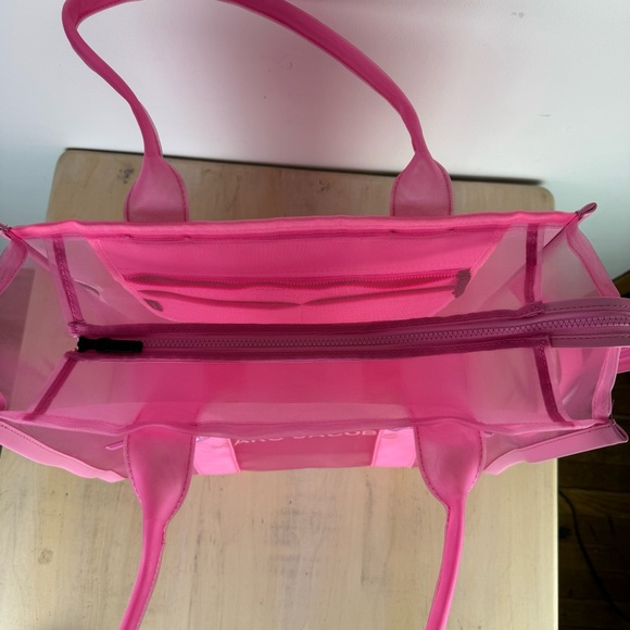 Marc Jacobs Large Pink Transparent Tote - Picture 9 of 16